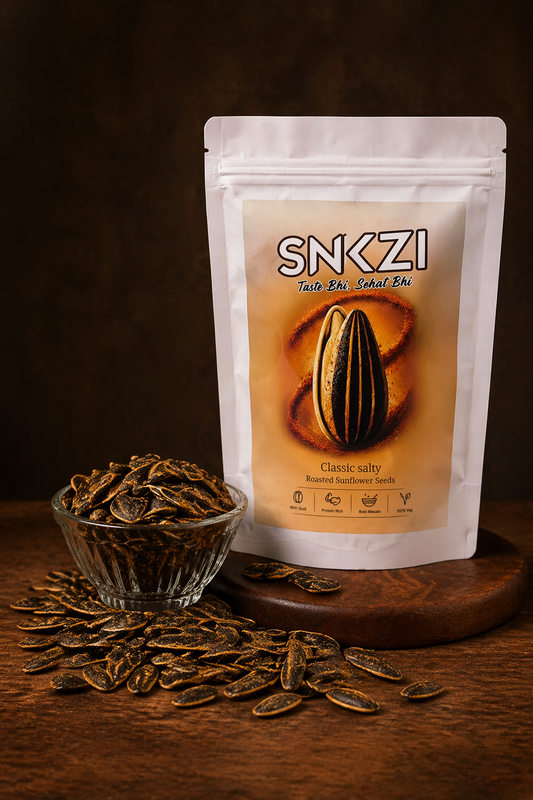 SNKZI Classic Salty Jumbo Sunflower Seeds With Shell | 100g