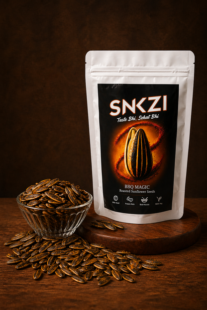 SNKZI BBQ Magic Jumbo Sunflower Seeds With Shell | 100g